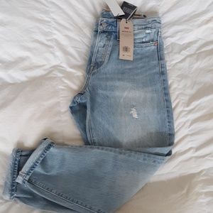 Levi's high rise 501 wedgie fit